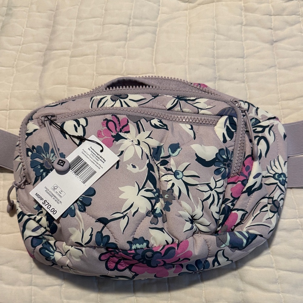 Floral Women's Bag in Pink and Blue